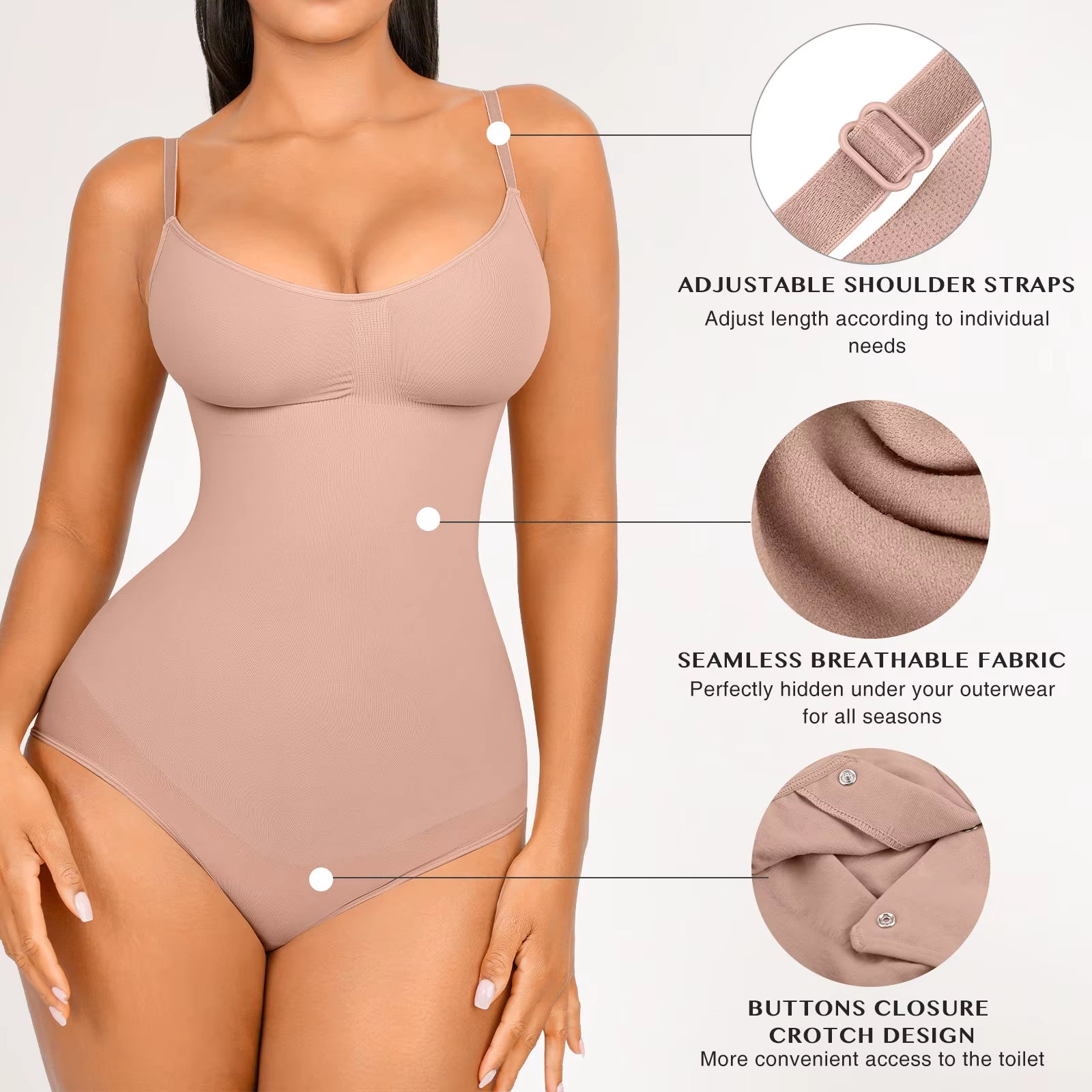 Dupes Seamless Bodysuit Snactch Waiist Shapewear Different Shades