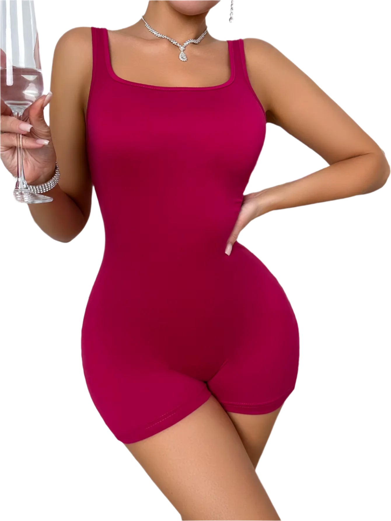 Women'S Sexy Backless Tank Rompers Top Bodycon One Piece Halter Sleeveless Bodysuit Short Jumpsuits